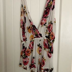 Kendall and Kylie floral romper